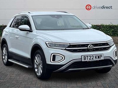 White Used 2022 VW T-Roc Style SUV | £19,120 (Fair price)