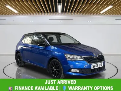Used Skoda Fabia Colour Edition 95 HP (69 kW) 2019 Blue Hatchback