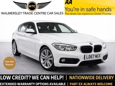 Gebraucht BMW 118 Sport Line 136 PS (100 kW) 2017 Weiß Kleinwagen