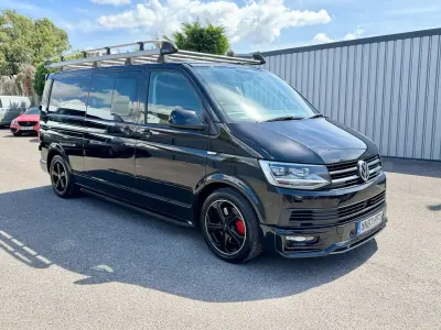 Used VW T6 Highline 200 HP (147 kW) 2017 Black Van