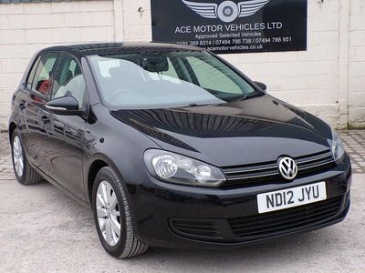Used VW Golf VII Match 105 HP (77 kW) 2012 Black Hatchback