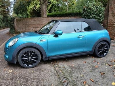 Caribbean aqua blue pearl metallic Used 2017 Mini Cooper S Cabriolet Chili Cabriolet | £6,995