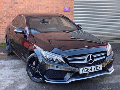 Used Mercedes C220 AMG line 170 HP (125 kW) 2014 Black Sedan