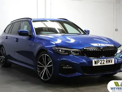 Used BMW 320 M Sport 184 HP (135 kW) 2022 Blue Estate