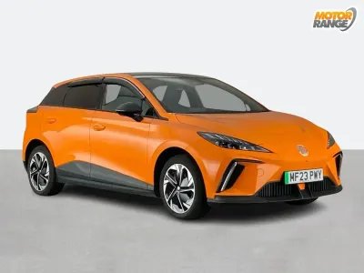 Used MG MG4 EV Trophy 319 kW (435 HP) 2023 Orange Hatchback