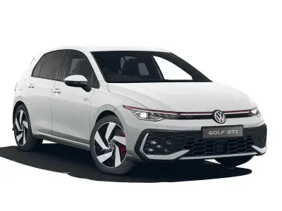 New VW Golf VIII GTI 265 HP (194 kW) 2026 White Hatchback