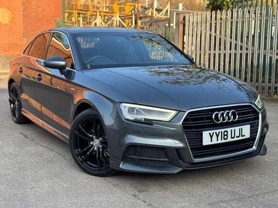 Used Audi A3 S-Line 150 HP (110 kW) 2018 Grey Sedan