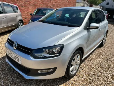 Used VW Polo Match 60 HP (44 kW) 2012 Silver Hatchback