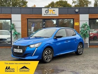 Blue Used 2022 Peugeot 208 Allure Premium Hatchback | £10,399 (Good price)