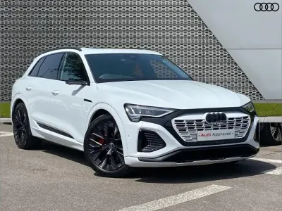 Used Audi Q8 e-tron Advanced 300 kW (408 HP) 2023 White SUV