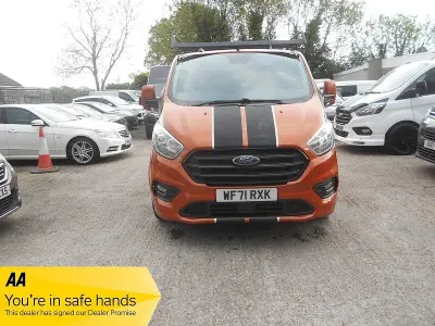 Used Ford Transit Custom Sport 2022 Orange Van