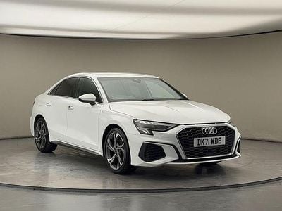 Used Audi A3 S-Line 110 HP (80 kW) 2021 Ibis white Sedan