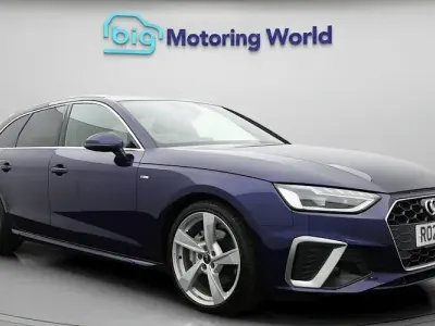 Used Audi A4 S-Line 204 HP (150 kW) 2024 Blue Estate