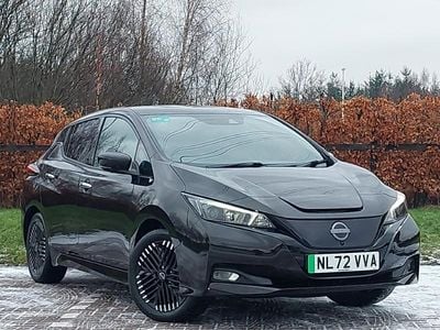 Black Used 2022 Nissan Leaf N-Connecta Hatchback | £12,298 (A bit pricey)