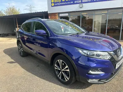 Used Nissan Qashqai N-Connecta 160 HP (117 kW) 2018 Blue SUV