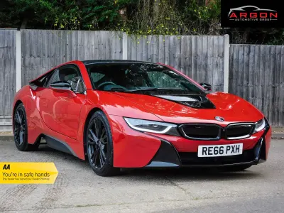 Used BMW i8 Comfort Edition 362 HP (266 kW) 2016 Red Coupe
