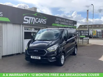 Używany Ford Transit Custom Limited 2021 Czarny Van