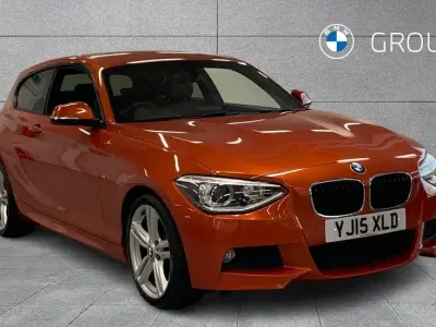 Begagnad BMW 118 M Sport 141 HK (103 kW) 2015 Orange Halvkombi