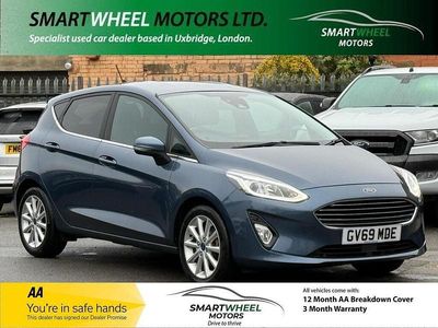 Blue Used 2019 Ford Fiesta Titanium Hatchback | £8,240 (Good price)