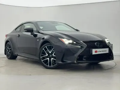 Used Lexus RC300h Sport Line 220 HP (161 kW) 2018 Black Coupe
