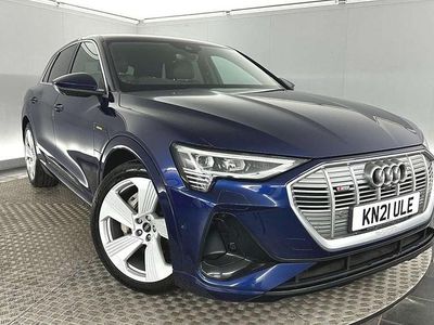 Used Audi e-tron S-Line 300 kW (408 HP) 2021 Blue SUV