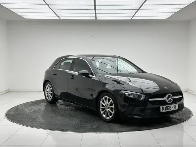 Used Mercedes A180 136 HP (100 kW) 2018 Black Hatchback
