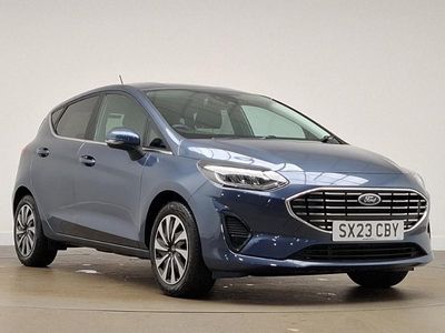 Blue Used 2023 Ford Fiesta Titanium Hatchback | £14,498 (Fair price)