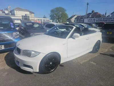 Used BMW 120 Cabriolet M Sport 2011 White Cabriolet
