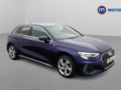 Used Audi A3 Sportback e-tron S-Line 204 HP (150 kW) 2023 Blue Hatchback