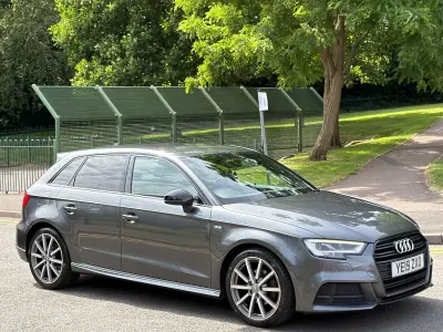 Used Audi A3 Black Edition 116 HP (85 kW) 2019 Grey Sedan