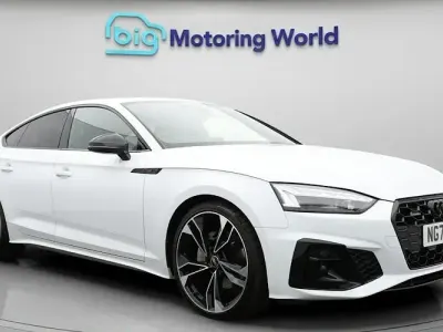 Used Audi A5 Sportback Black Edition 204 HP (150 kW) 2023 White Hatchback