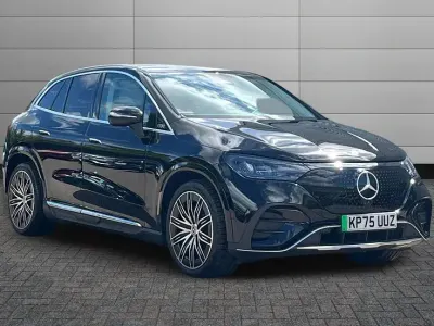 Used Mercedes EQE350 AMG line 214 kW (292 HP) 2025 Obsidian black Estate