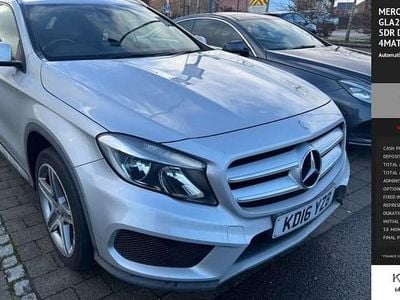 Used Mercedes GLA220 AMG line 177 HP (130 kW) 2016 Silver SUV