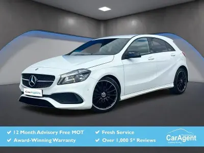 Used Mercedes A200 Executive 2017 White Hatchback