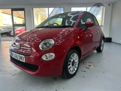 Używany Fiat 500 Pop Star 69 KM (50 kW) 2016 Czerwony Hatchback
