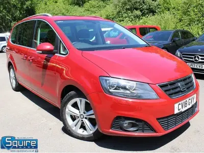Used Seat Alhambra XCELLENCE 150 HP (110 kW) 2018 Red MPV