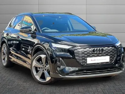 New Audi Q4 e-tron Black Edition 210 kW (286 HP) 2026 Mythos black SUV