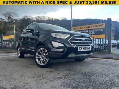 Used Ford Ecosport Titanium 125 HP (91 kW) 2019 Black SUV