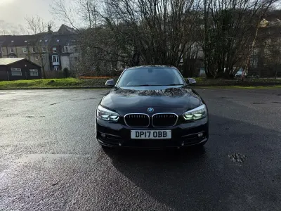 Used BMW 118 Sport Line 136 HP (100 kW) 2017 Black Hatchback