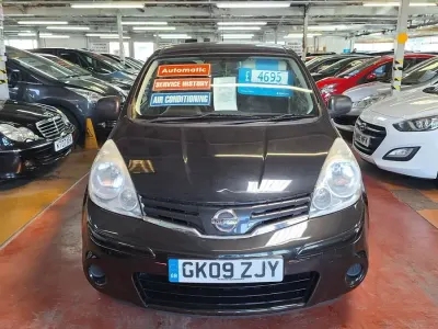Used Nissan Note Visia 110 HP (80 kW) 2009 Black Hatchback