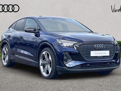 Used Audi Q4 Sportback e-tron Black Edition 150 kW (204 HP) 2024 Blue SUV