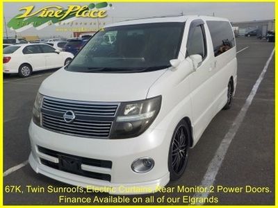 used Nissan Elgrand 3.5 Highway Star Urban Selection, Twin Sunroofs, Auto, 8 Seats