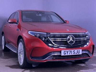 Used Mercedes EQC400 AMG line 300 kW (408 HP) 2021 Red SUV