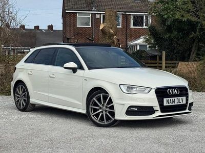 Used Audi A3 Sportback S-Line 150 HP (110 kW) 2014 White Hatchback