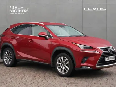 Used Lexus NX300h Luxury Line 194 HP (142 kW) 2019 Red SUV