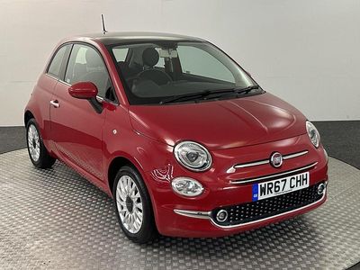 Red Used 2017 Fiat 500 Lounge Hatchback | £7,025 (Fair price)