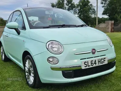 Used Fiat 500 Lounge 69 HP (50 kW) 2014 Green Hatchback