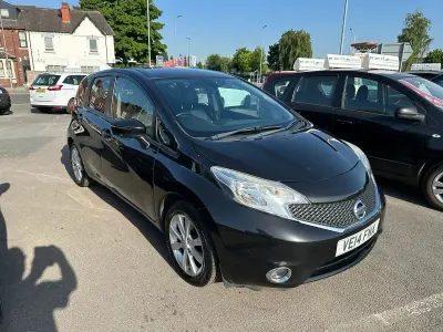 Used Nissan Note Tekna 90 HP (66 kW) 2014 Black Hatchback