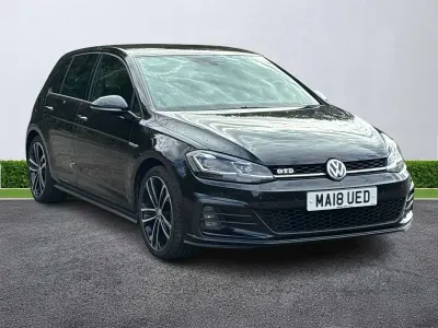 Used VW Golf VII GTD 2018 Black Hatchback