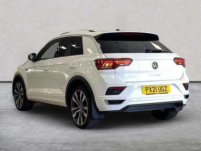 Used VW T-Roc R-line 150 HP (110 kW) 2021 White SUV
